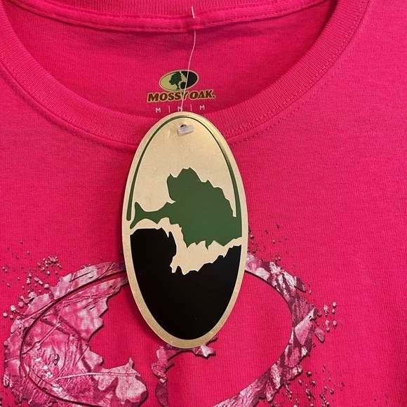 NWT Mossy Oak Pink Long Sleeve Shirt Top Women's Size Medium - Picture 5 of 7